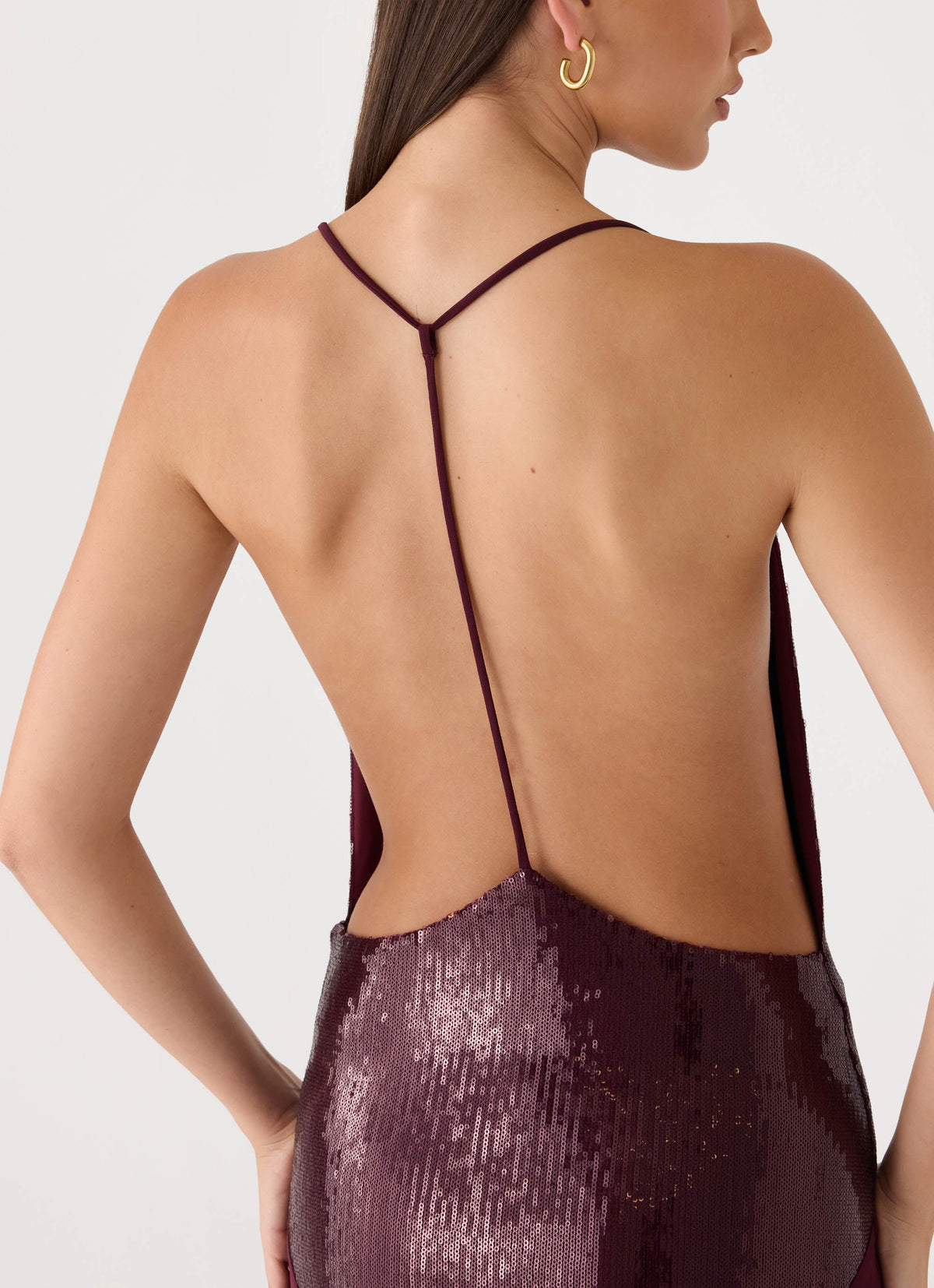 Cleodora Maxi Dress - Plum