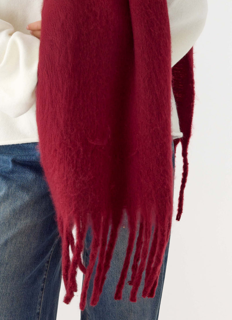 Cocoa Crush Scarf - Red