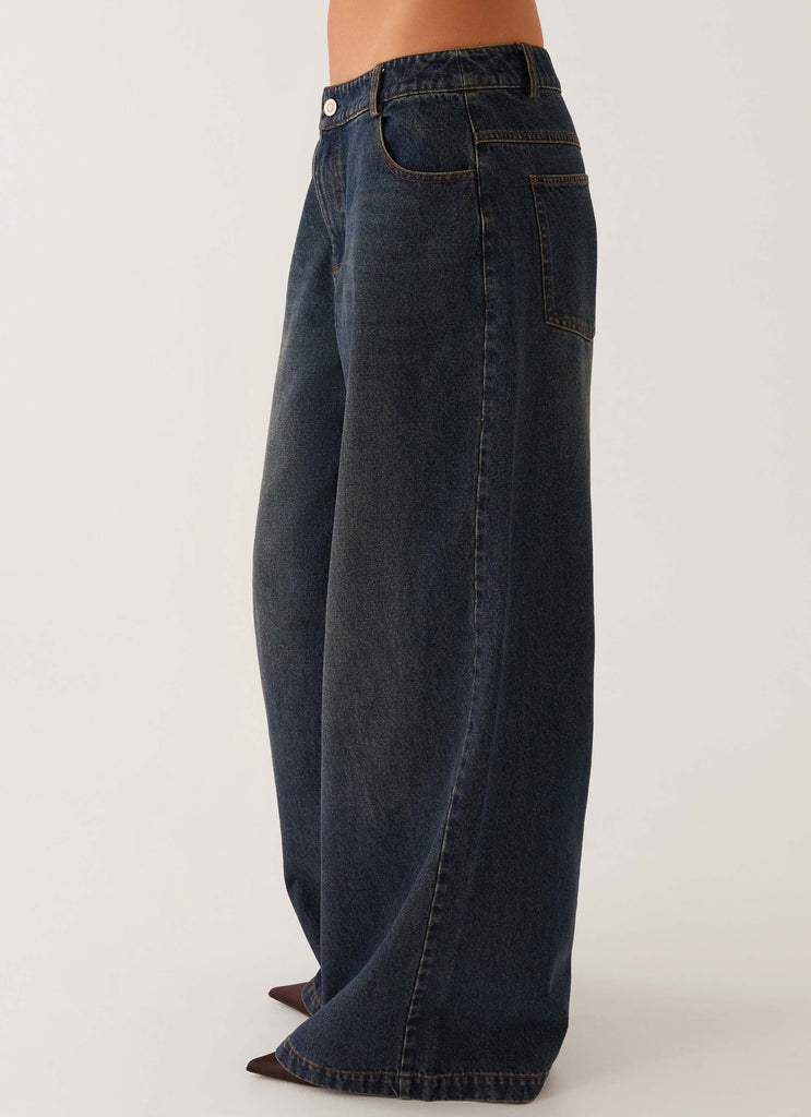Colorado Wide Leg Jeans - Blue