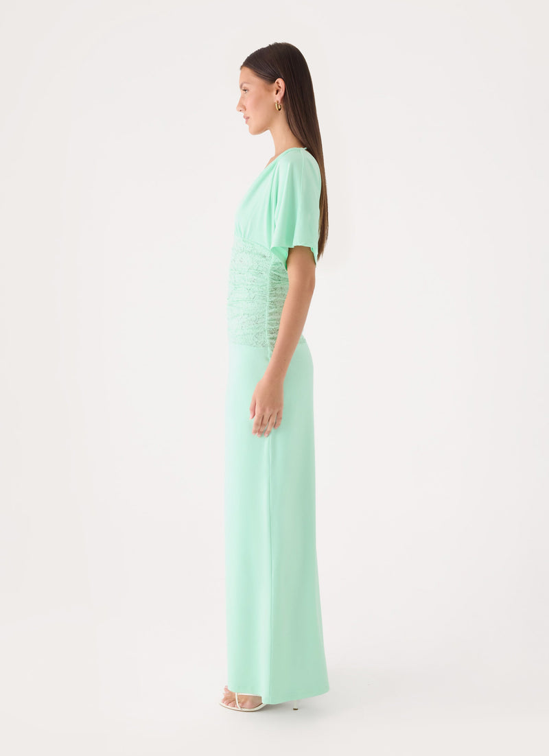 Comes To You Maxi Dress - Misty Jade
