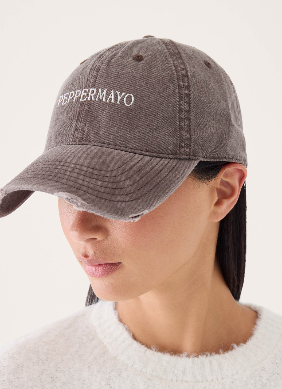 Courtside Baseball Cap - Coffee