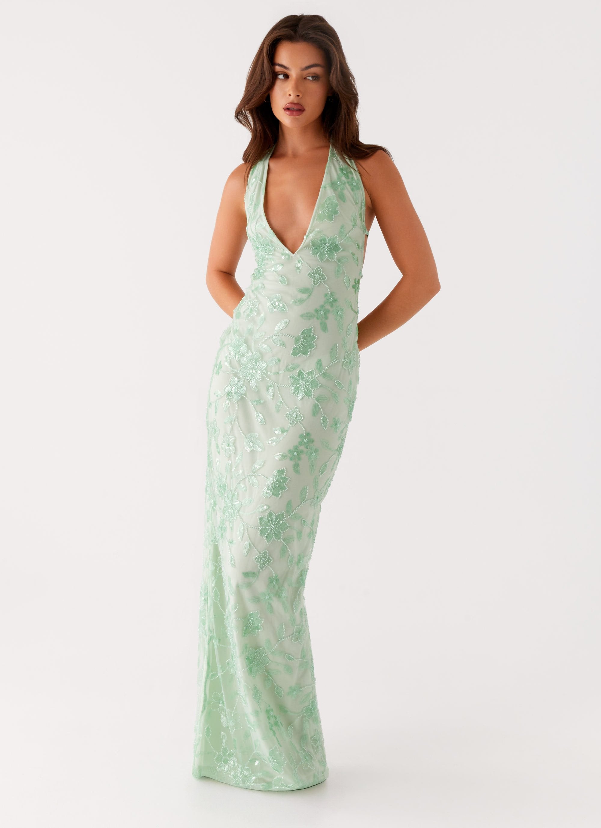 Cydney Beaded Maxi Dress