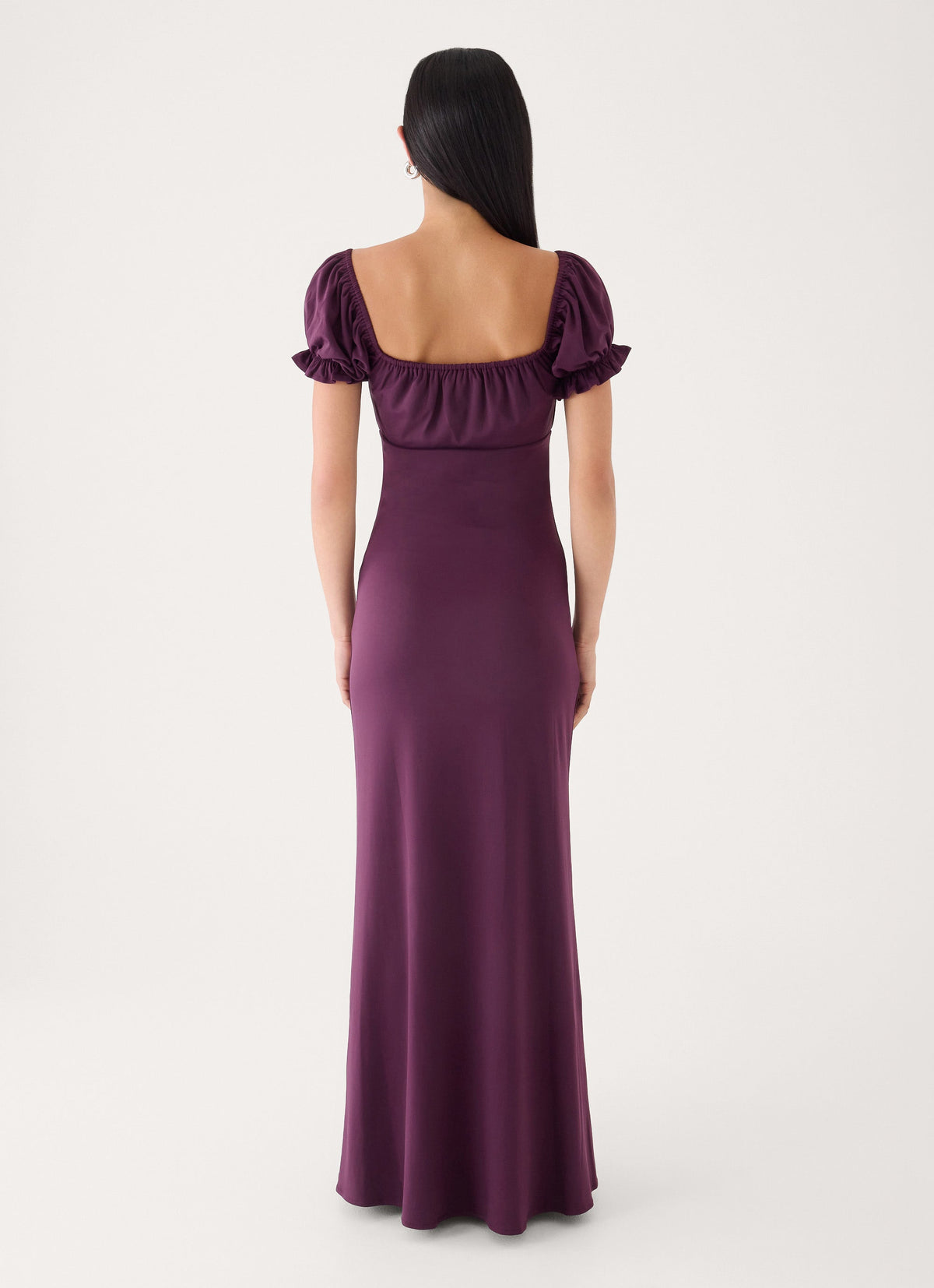 Dahli Jersey Maxi Dress - Eggplant