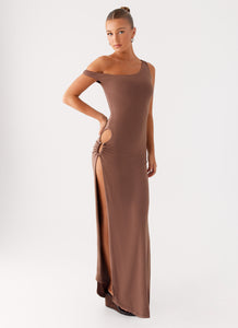Dalla Maxi Dress Dark Chocolate 4