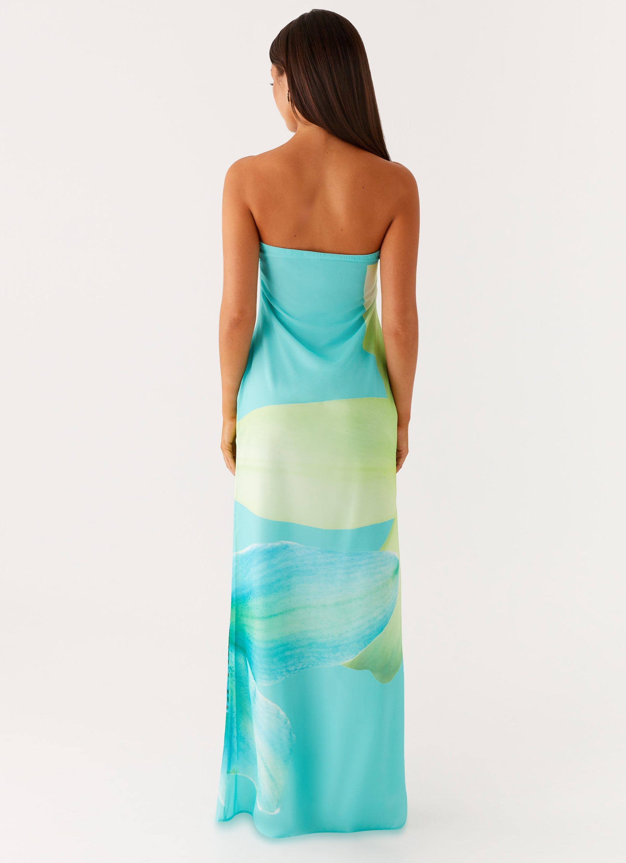 Darcy Maxi Dress - Turquoise Floral – Peppermayo UK