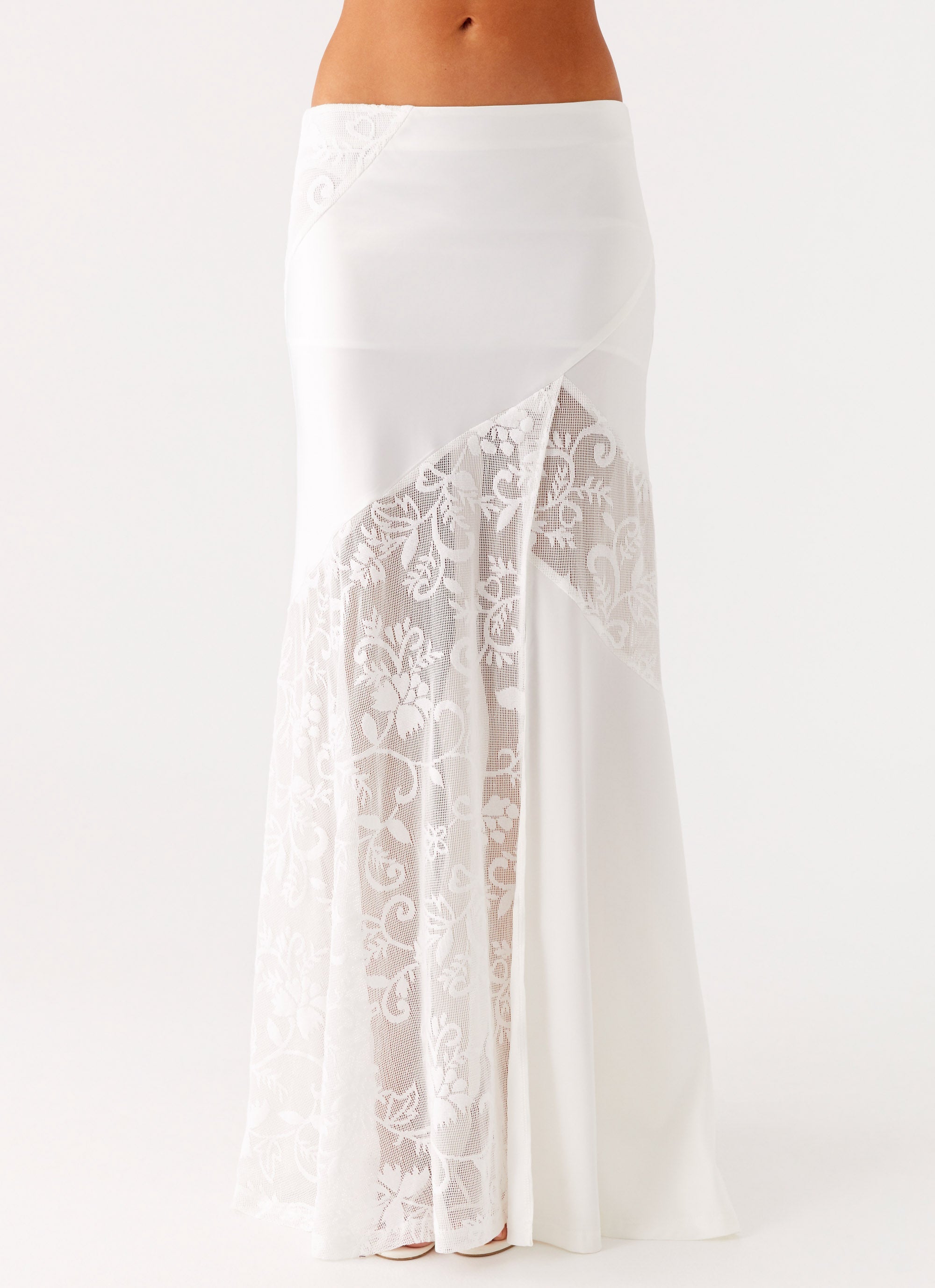 Dasie Lace Maxi Skirt White Peppermayo UK dasie-lace-maxi-skirt-white-peppermayo-uk