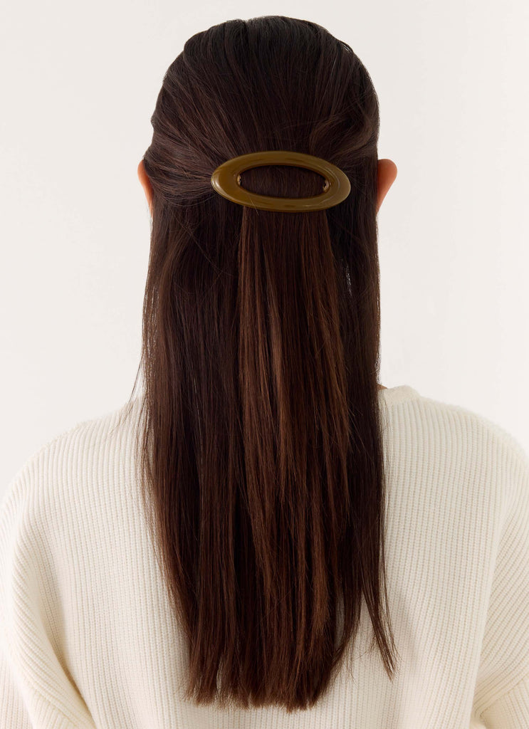 Day For It Hair Clip - Taupe