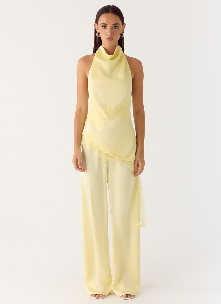 Deacon Low Rise Pants - Yellow