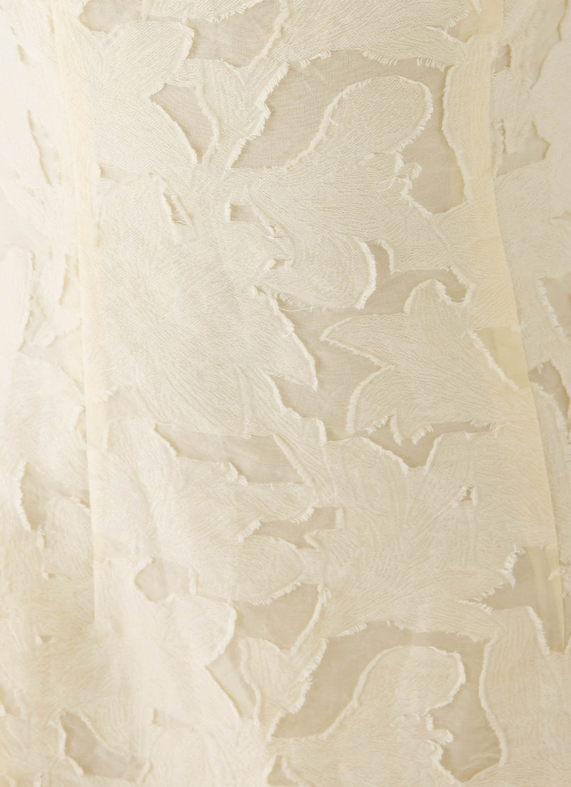 Della Lace Strapless Mini Dress - Butter
