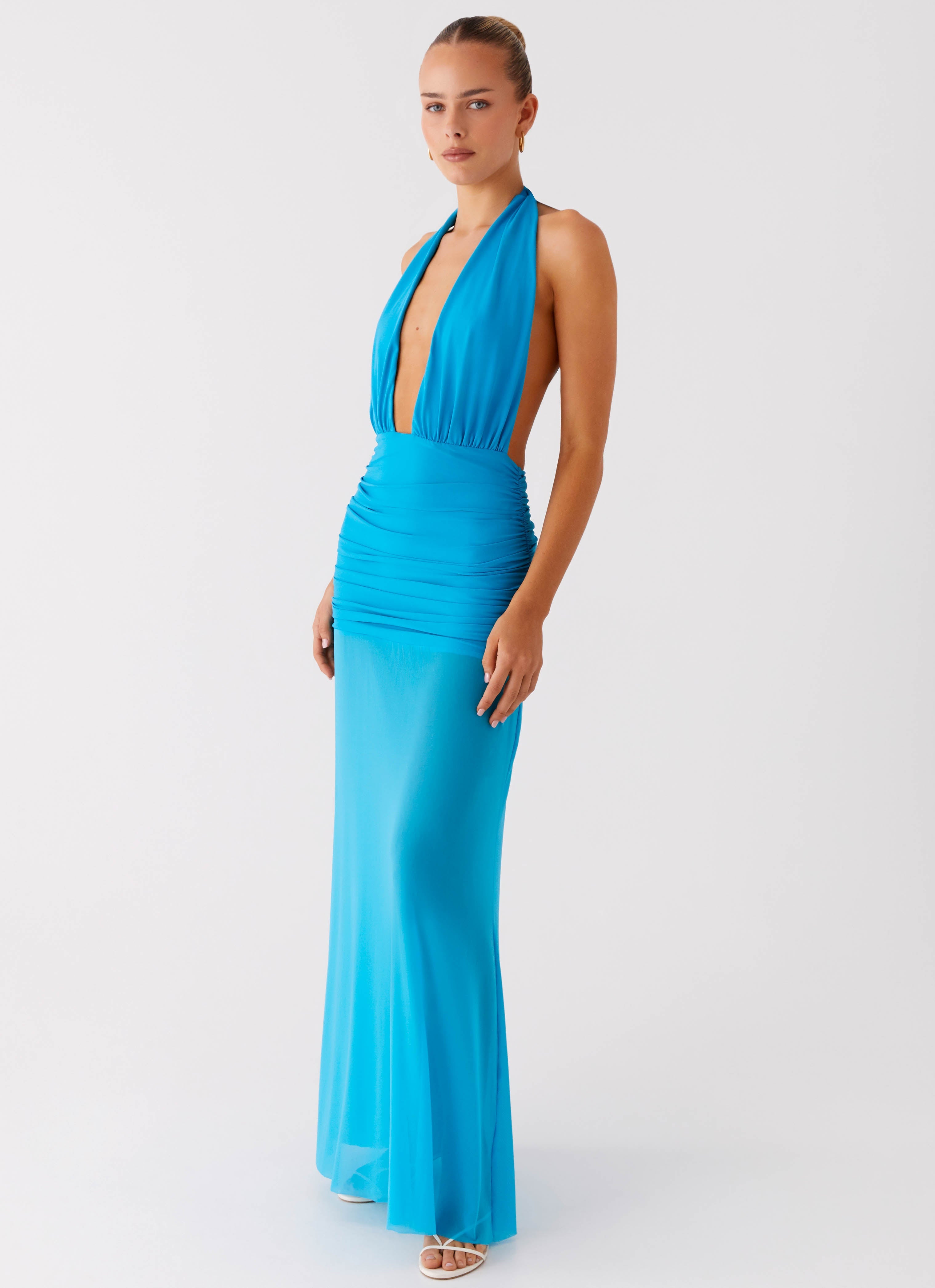 Dilemma Halter Maxi Dress