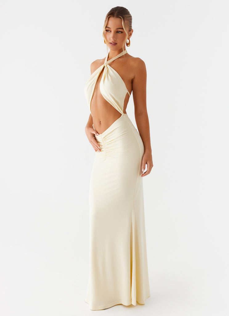 Double Take Maxi Dress - Yellow