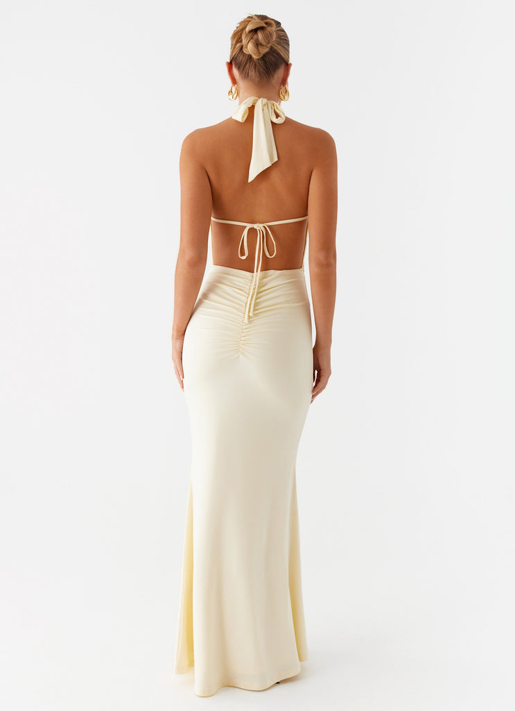 Double Take Maxi Dress - Yellow