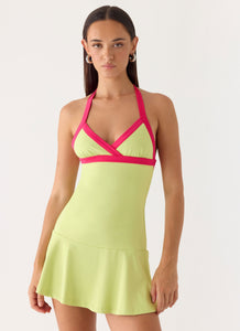 Dumdi Mini Dress - Lime