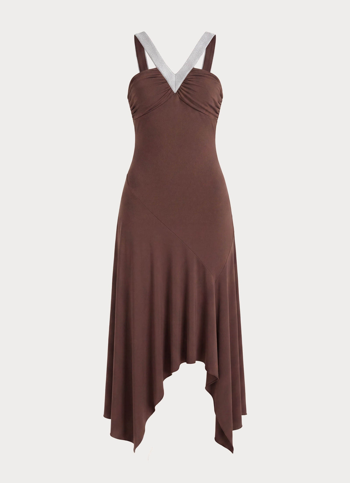 Elixia Midi Dress - Chocolate
