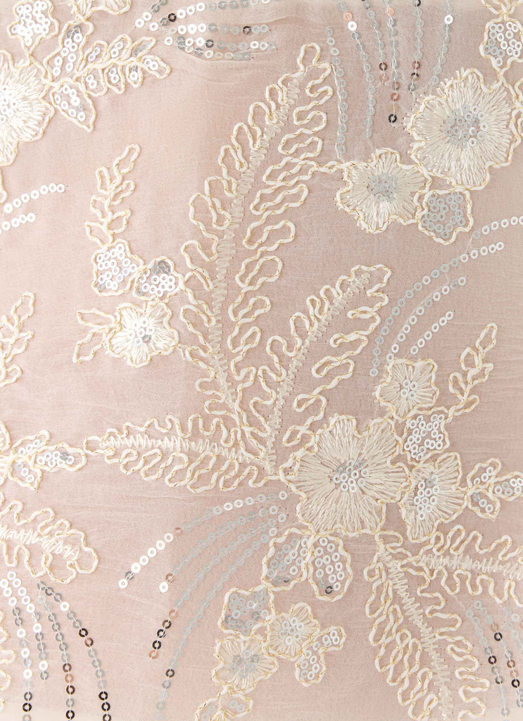 Elsas Sequin Top - Ivory