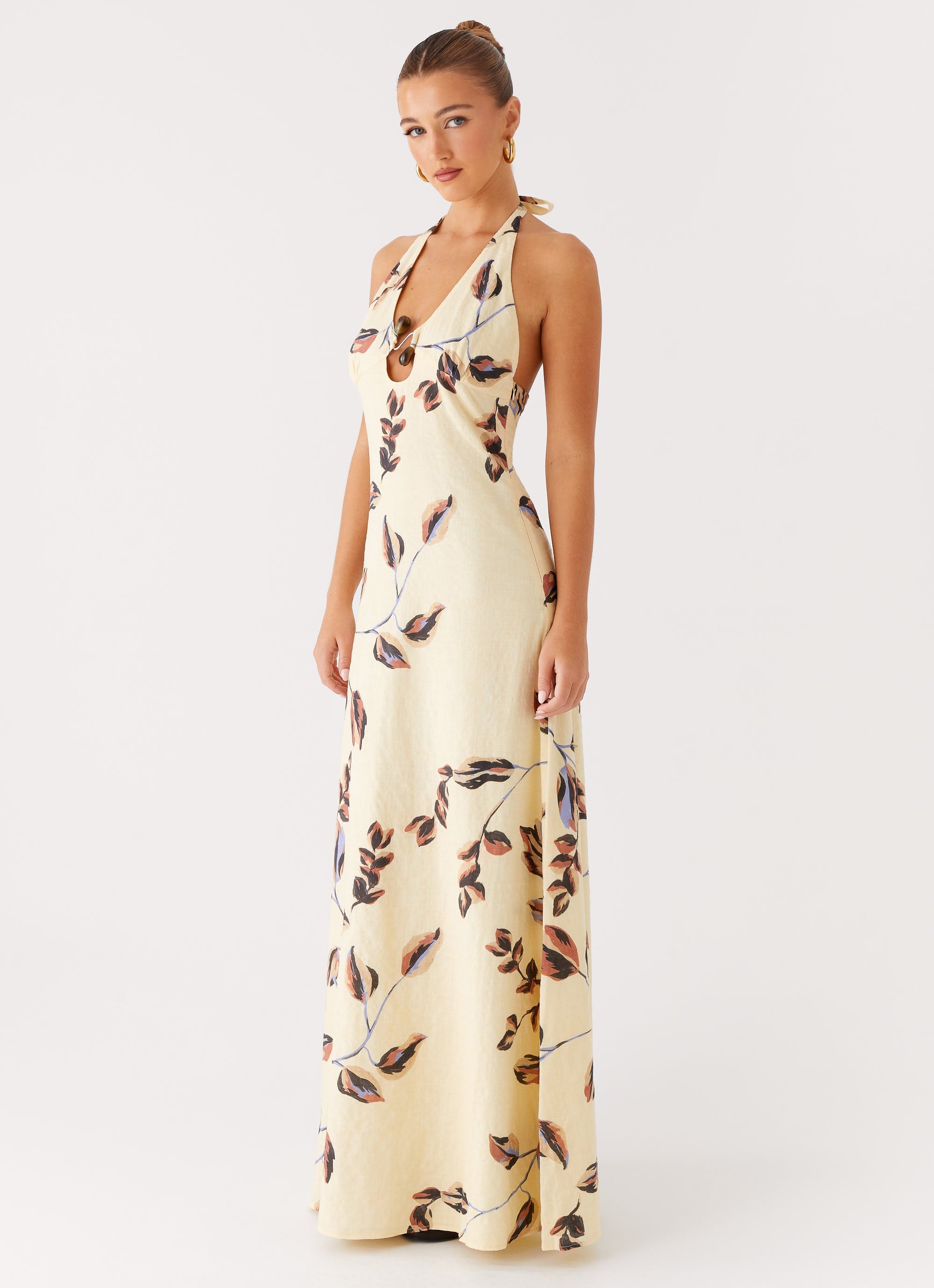 Edwine Maxi Dress, Butter main image 0