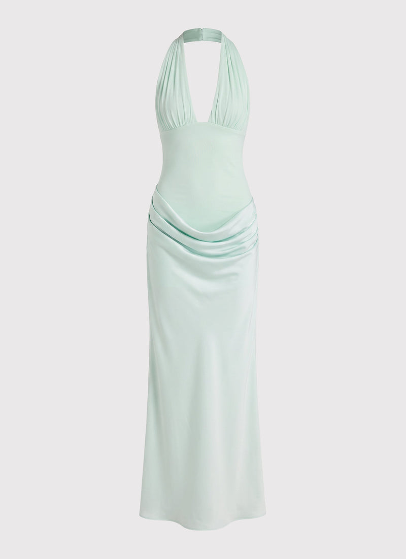 Emaretta Halter Maxi Dress - Mint