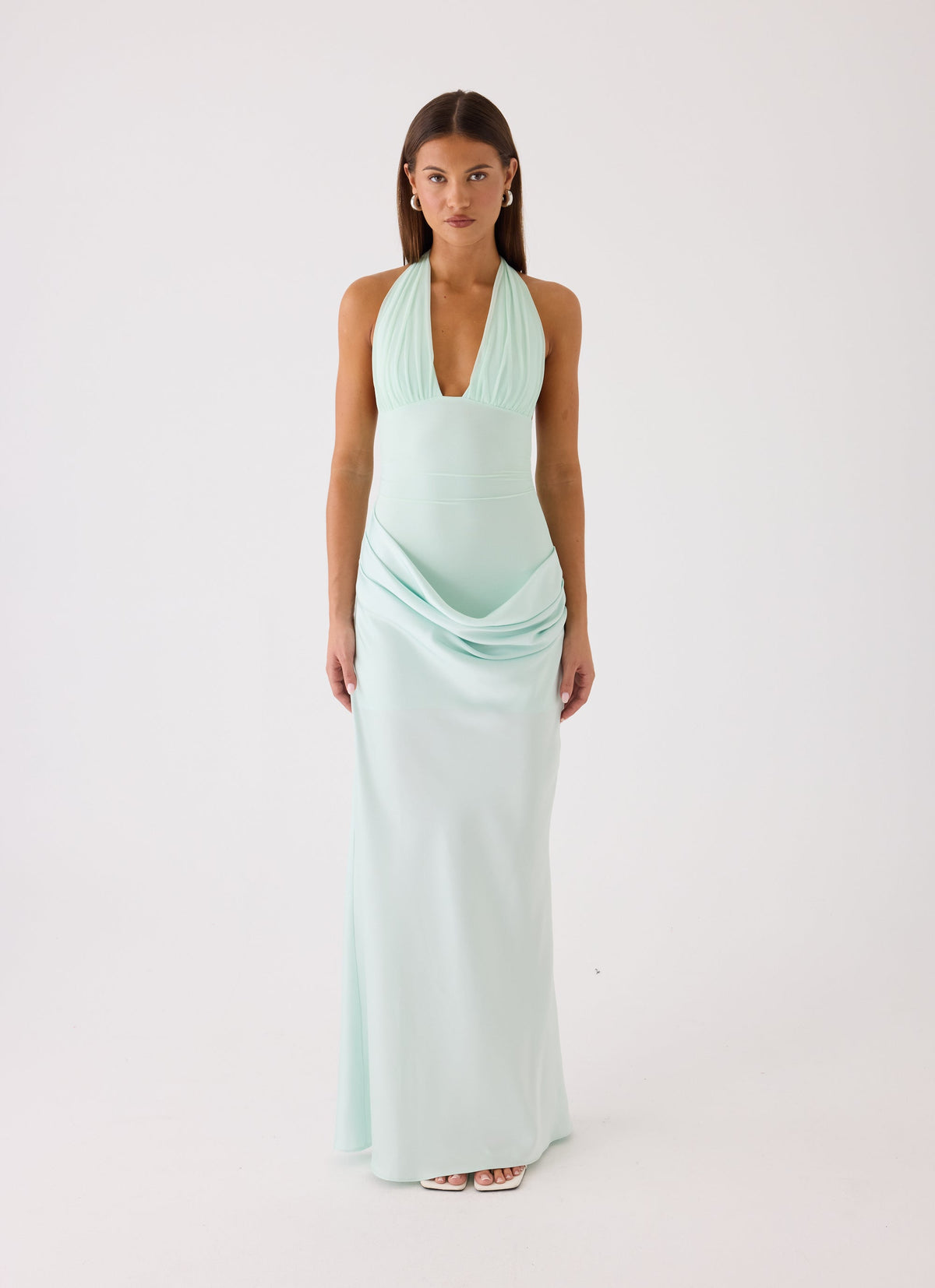 Emaretta Halter Maxi Dress - Mint