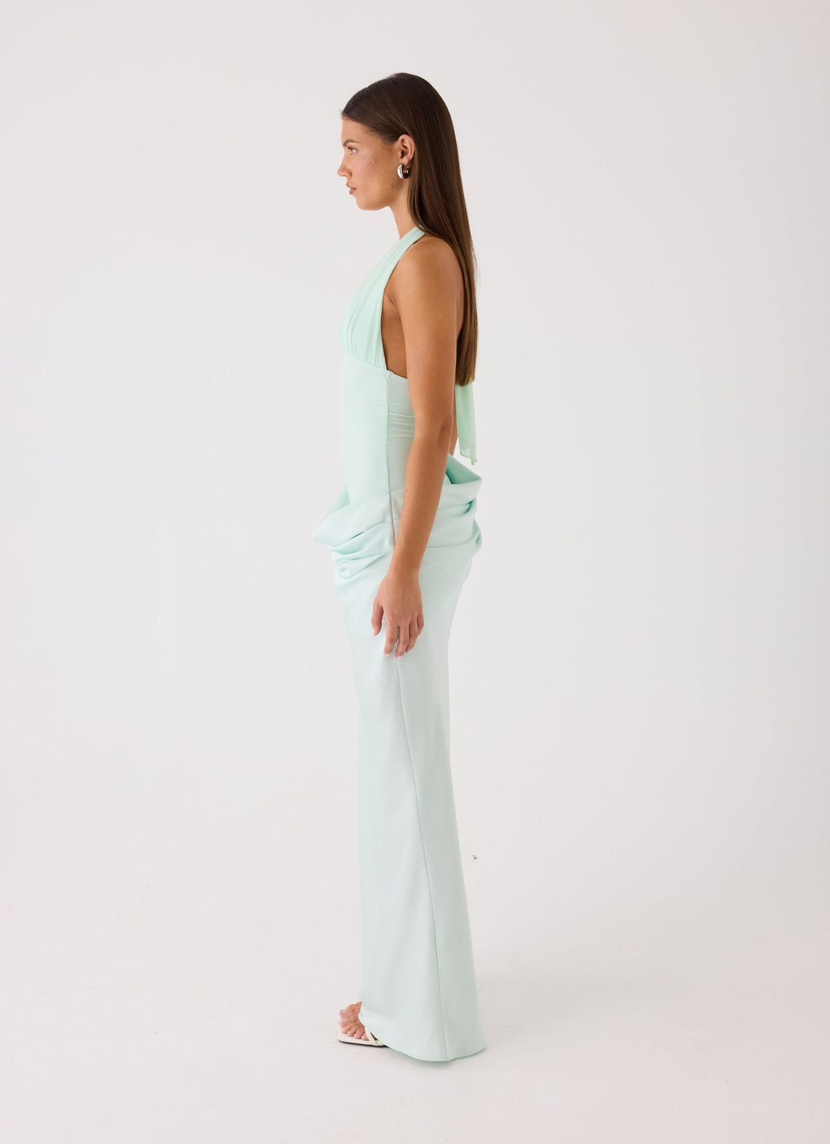 Emaretta Halter Maxi Dress - Mint