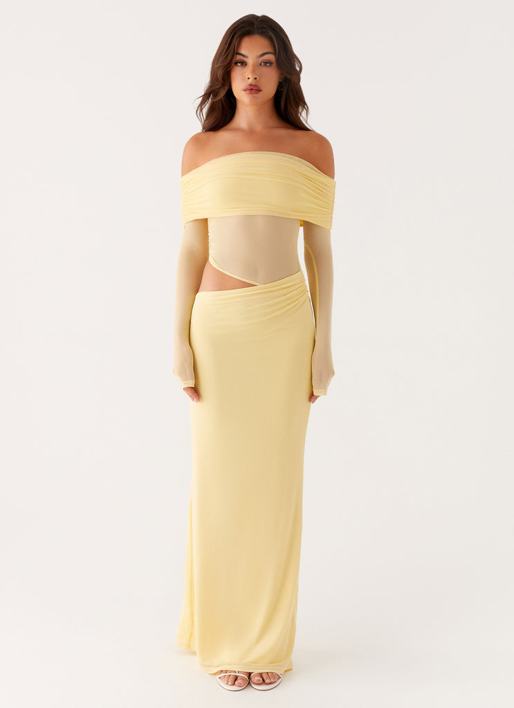 Emery Maxi Dress - Yellow