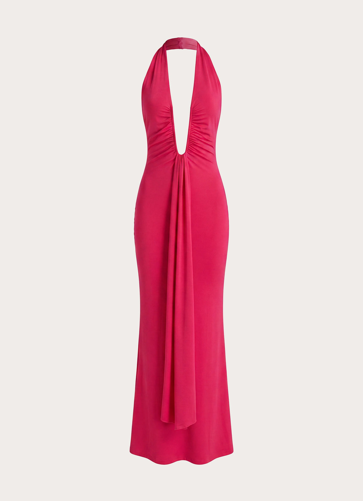 Emiliana Maxi Dress - Red Magenta