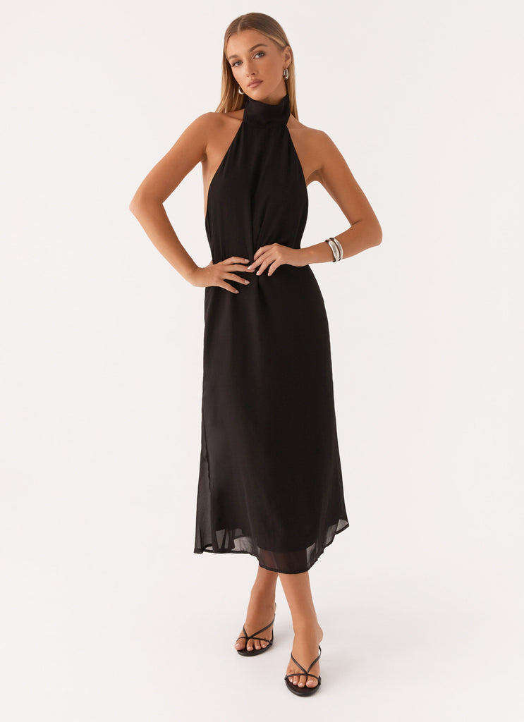 Emmalyn Midi Dress - Black