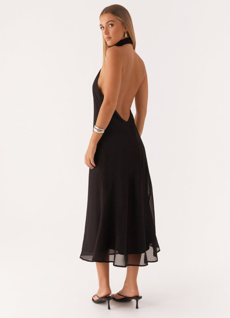 Emmalyn Midi Dress - Black