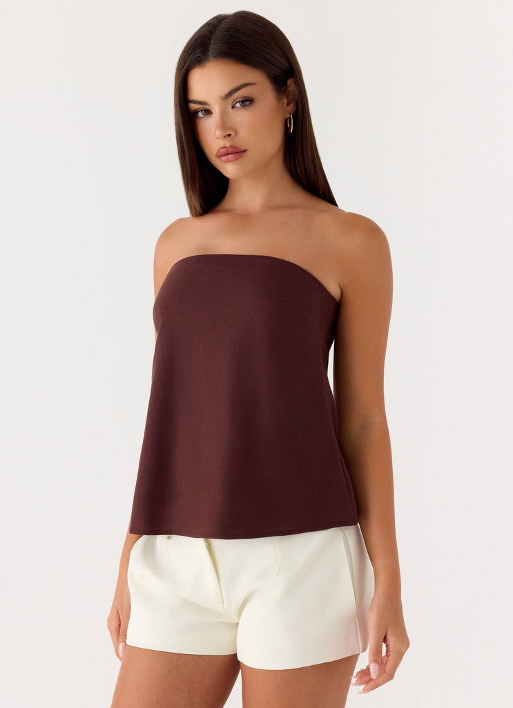 Emmerson Top - Chocolate Drizzle