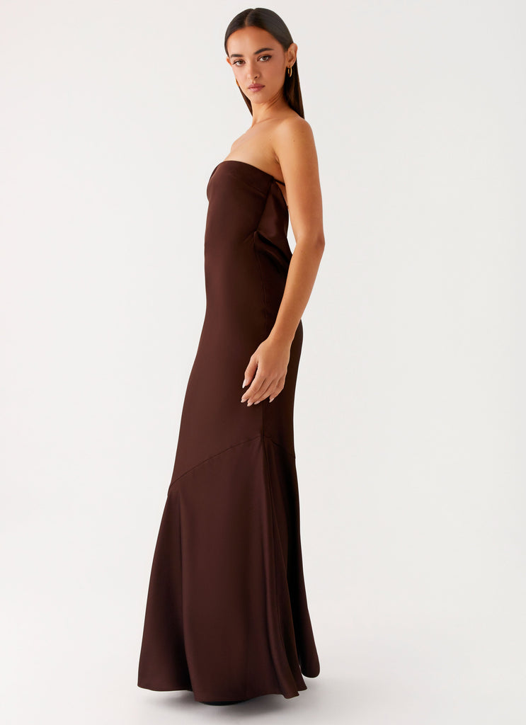 Endless Nights Maxi Dress - Chocolate