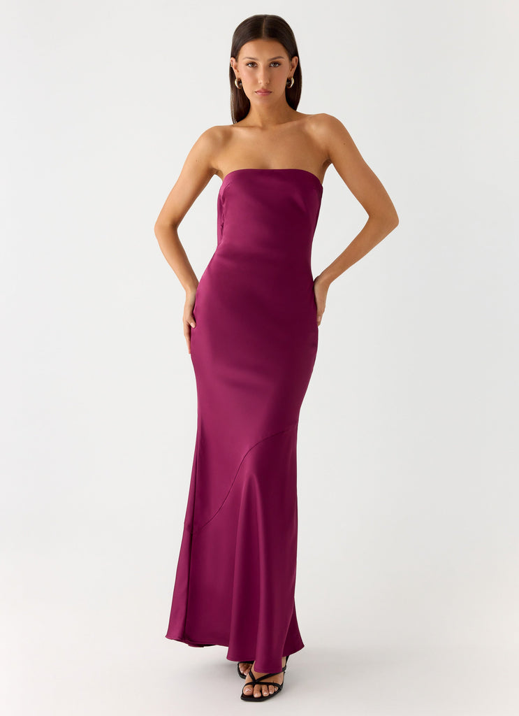 Endless Nights Maxi Dress - Plum Peppermayo UK Endless Nights Maxi Dress - Plum Peppermayo UK