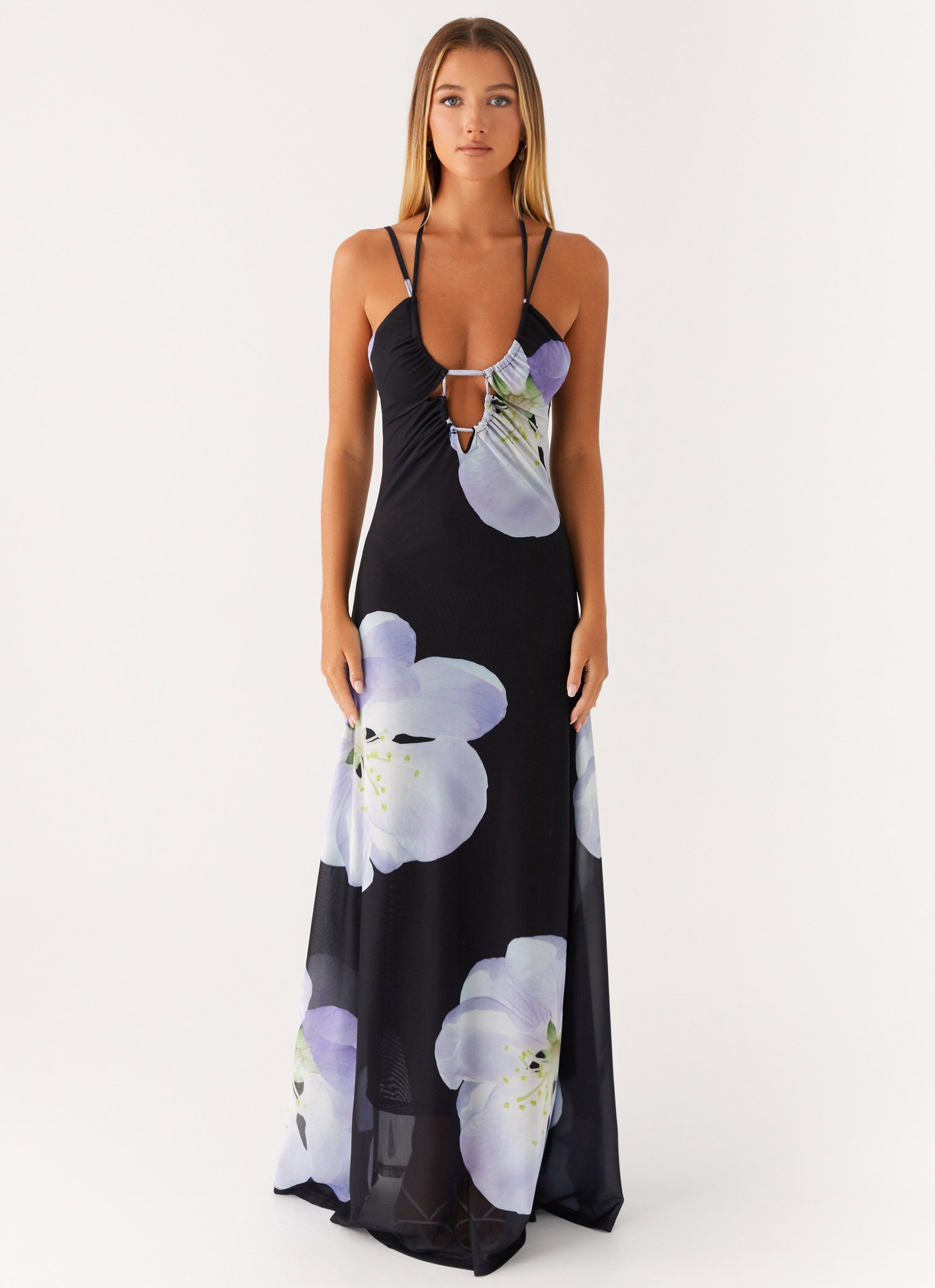 Enrika Maxi Dress - Flower Print – Peppermayo UK