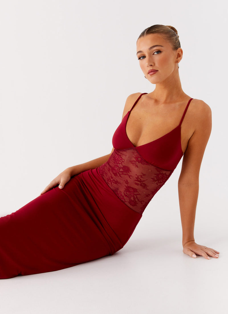 Envy Maxi Dress - Maroon