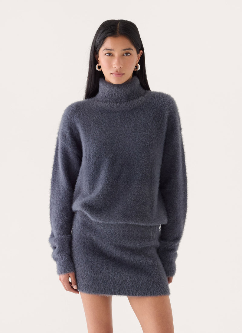 Fiora Rae Knit Dress - Grey