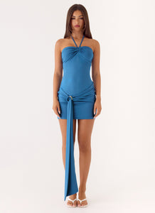 Flore Mini Dress - Royal Blue