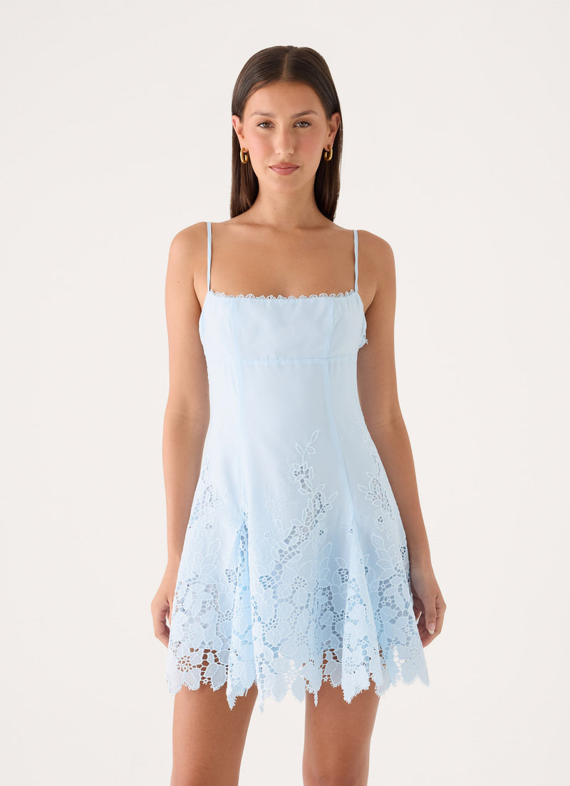 Florine Mini Dress - Blue
