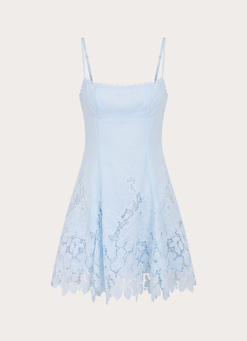 Florine Mini Dress - Blue