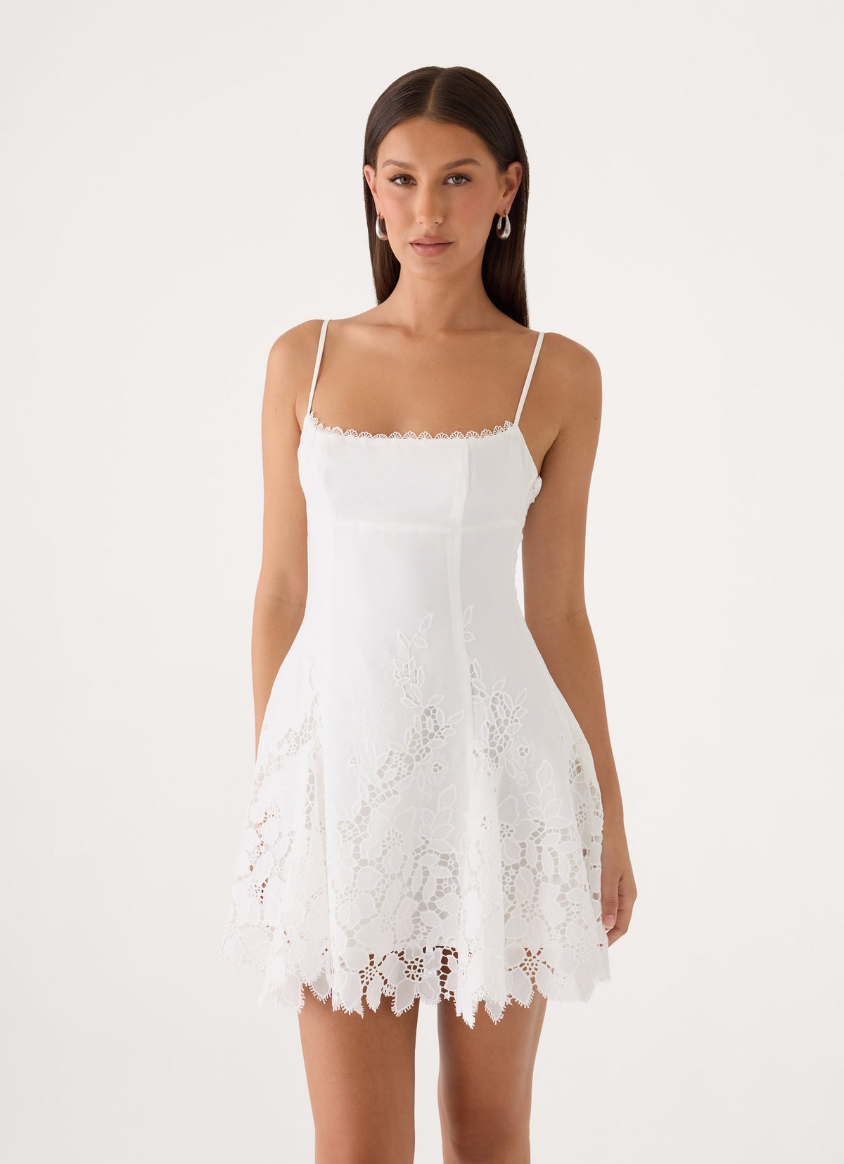 Florine Mini Dress  - White