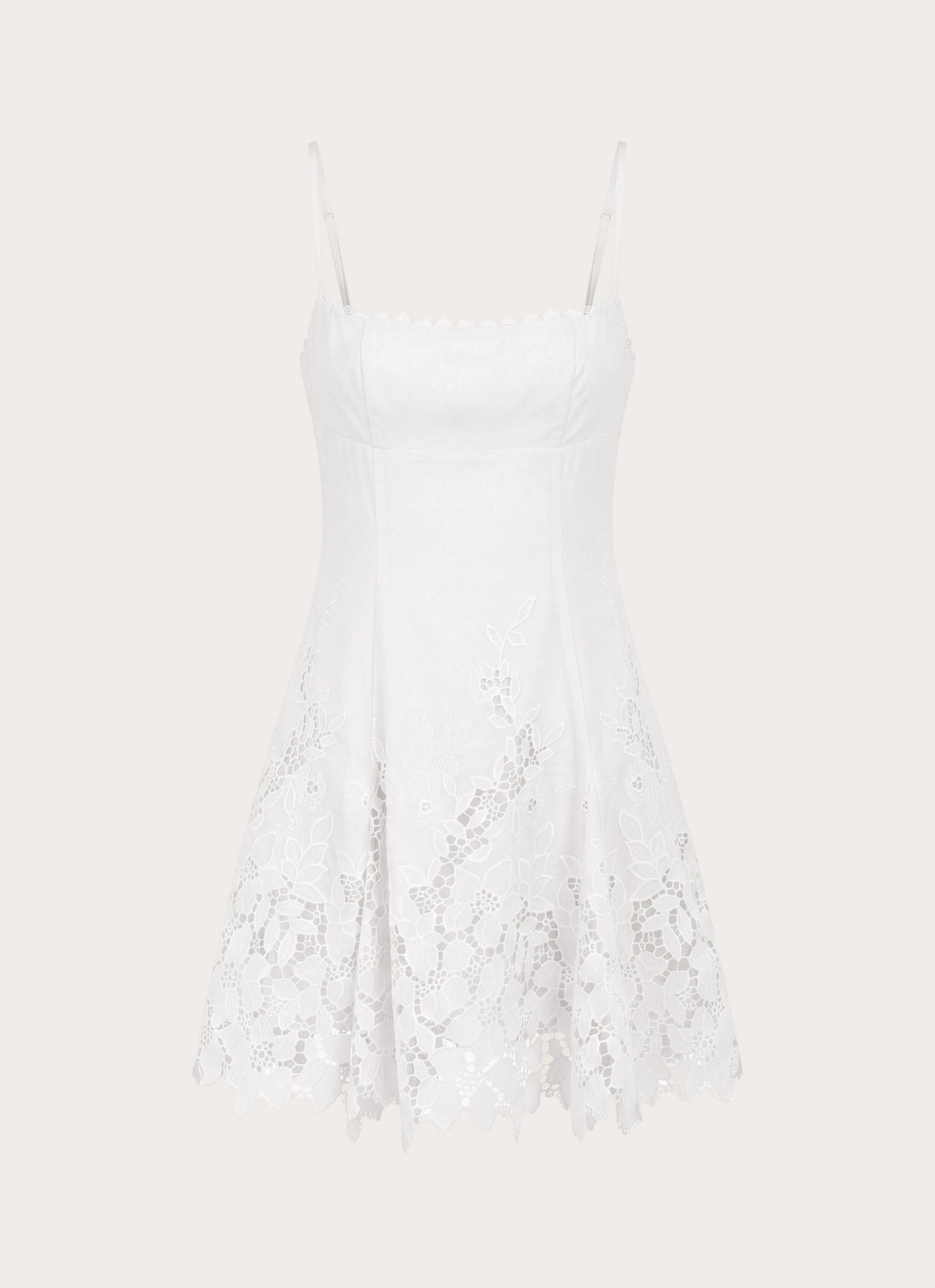 Florine Mini Dress  - White