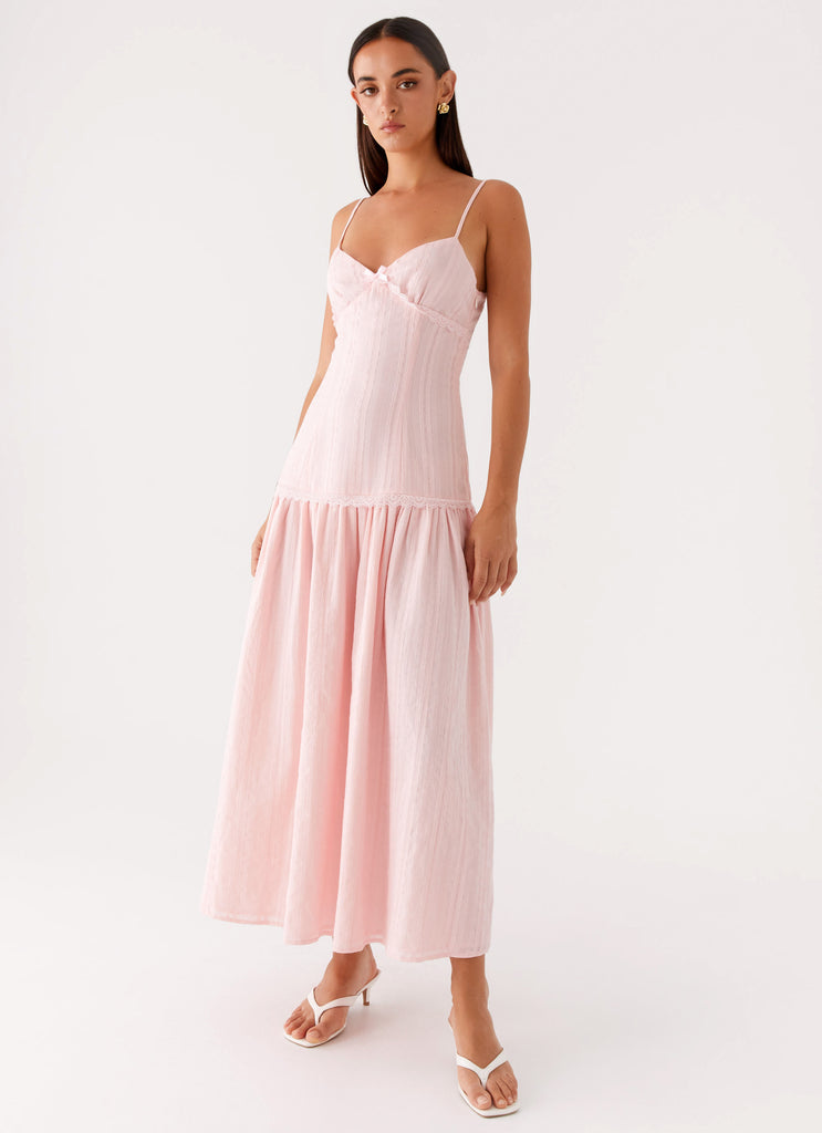 Found You Midi Dress Pink 4 Peppermayo
