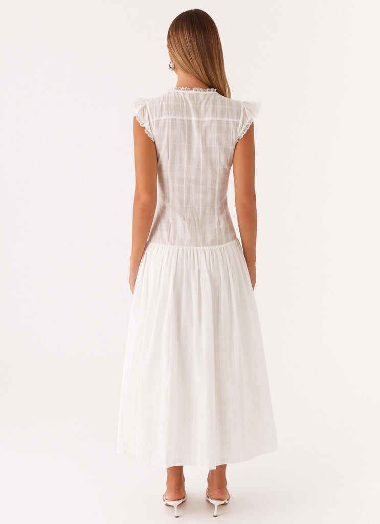 Genevieve Midi Dress - White