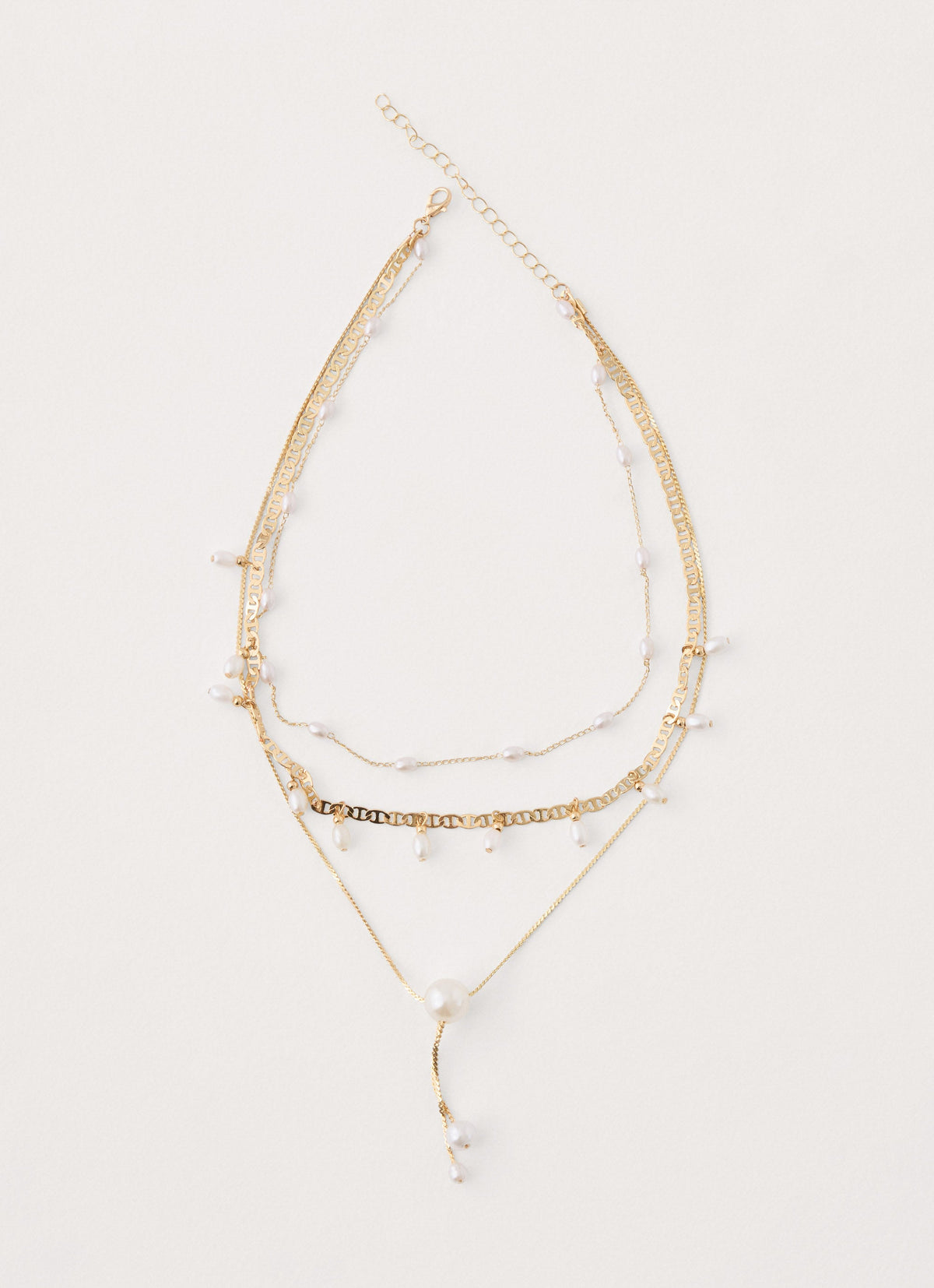 Gigi Pearl Necklace Stack - GOLD