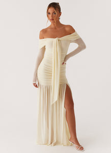 Ginny Maxi Dress - Yellow