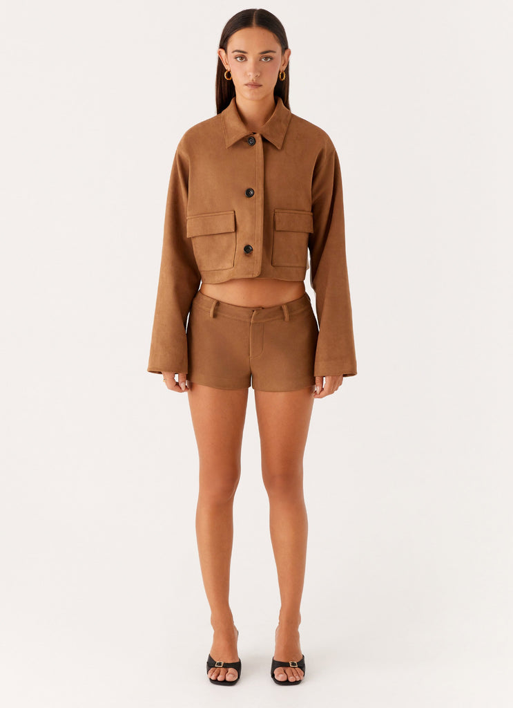 Gio Mini Shorts - Brown