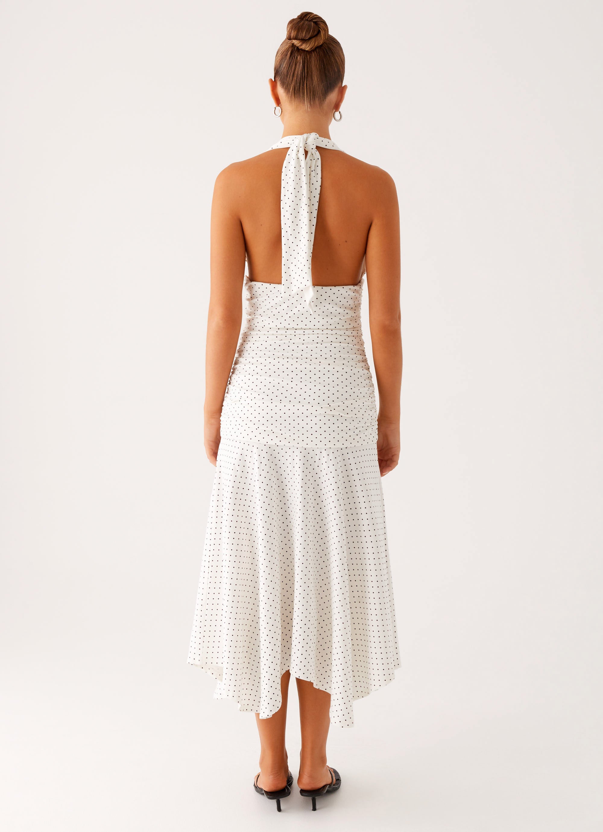 Grettana Halter Neck Midi Dress