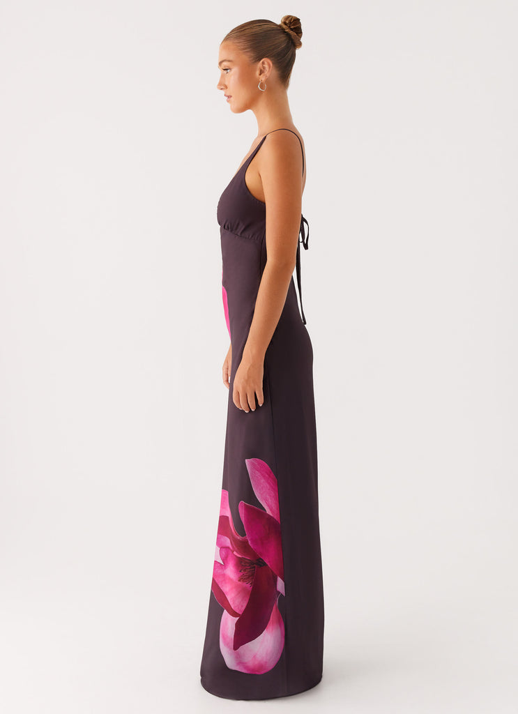Griselda Maxi Dress Dark Chocolate 2