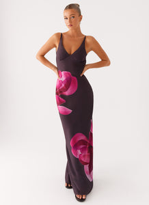 Griselda Maxi Dress Dark Chocolate 4