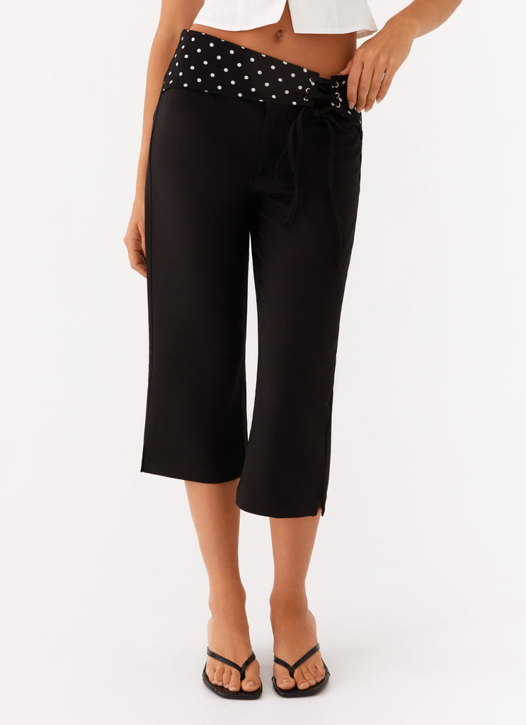 Hadid Capri Pants - Black