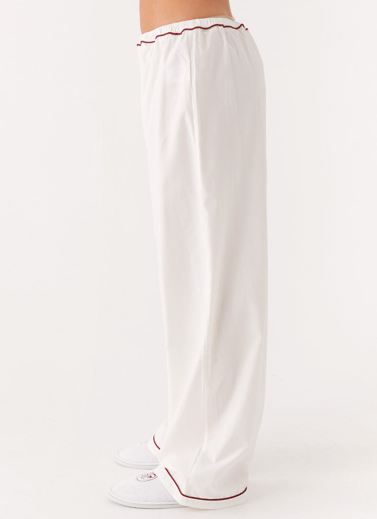 Harry Pyjama Pants - White