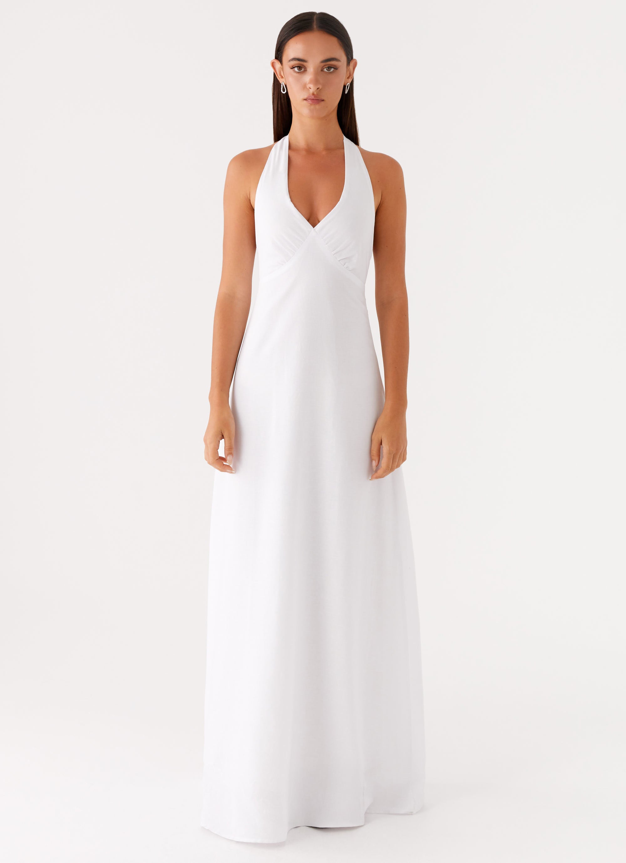 Heavy Hearted Linen Maxi Dress
