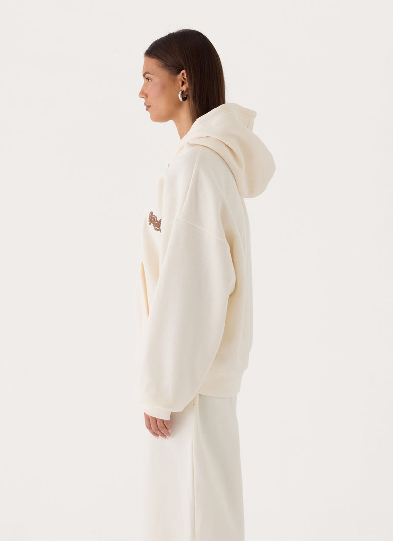 Hey Sister Hoodie - Cream